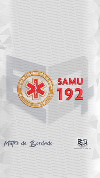 Matriz de Bordado Emergência Samu 192 Patch 3