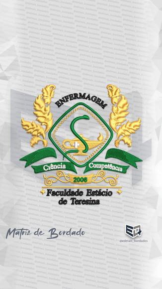 Matriz de Bordado Enfermagem Faculdade Estácio de Teresina