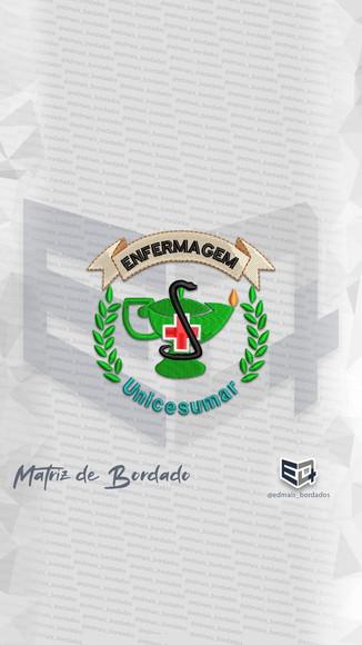 Matriz de Bordado Enfermagem Unicesumar