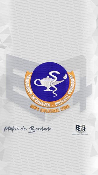 Matriz de Bordado Enfermagem Unifamaz