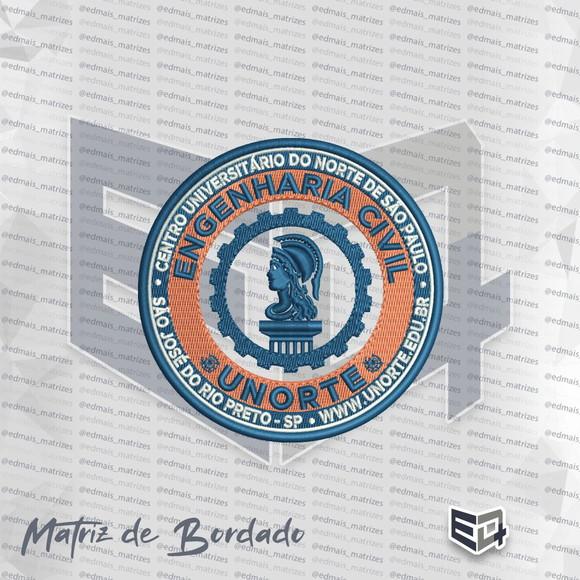 Matriz de Bordado Engenharia Civil - Unorte