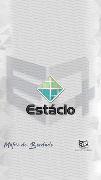 Matriz de Bordado Faculdade Estácio de Sá - Vertical