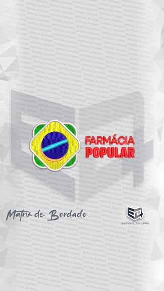 Matriz de Bordado Farmácia Popular