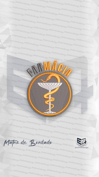 Matriz de Bordado Farmacia Padrão Unifatecie Simbolo