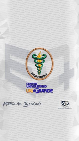 Matriz de Bordado Fisioterapia Centro Univeris. Unigrande