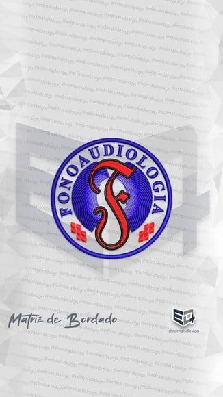 Matriz de Bordado Fonoaudiologia Simbolo Logo