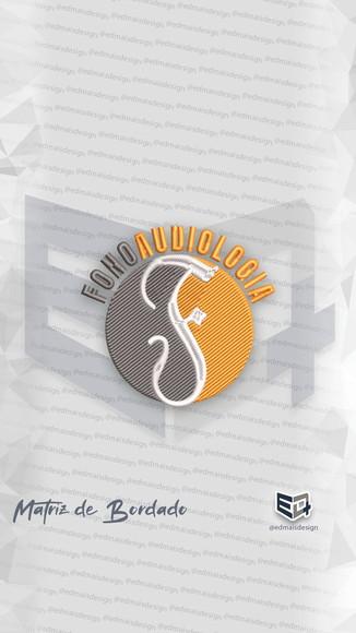 Matriz de Bordado Fonoaudiologia Padrao Unifatecie Simbolo