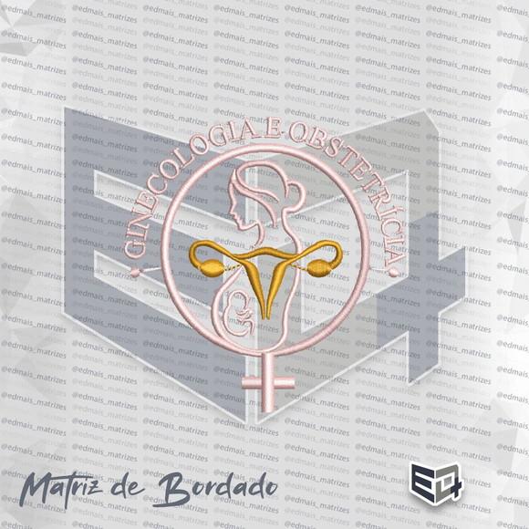 Matriz de Bordado Ginecologia e Obstetrícia Símbolo Vênus