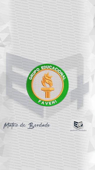 Matriz de Bordado Grupo Educancional Faveni Patch