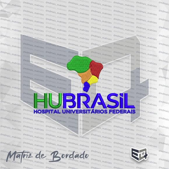 Matriz de Bordado Hu Brasil Nova Logo ( Antiga Ebserh ) - V
