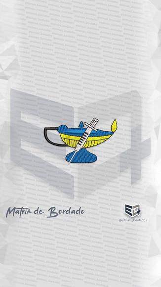 Matriz de Bordado Lampada Enfermagem