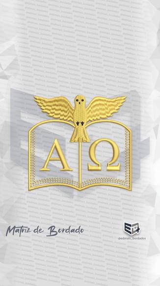 Matriz de Bordado Liturgia Alfa e Ômega Espirito Santo