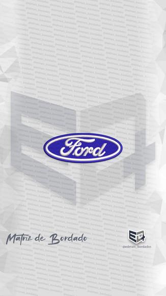 Matriz de Bordado Logo Ford
