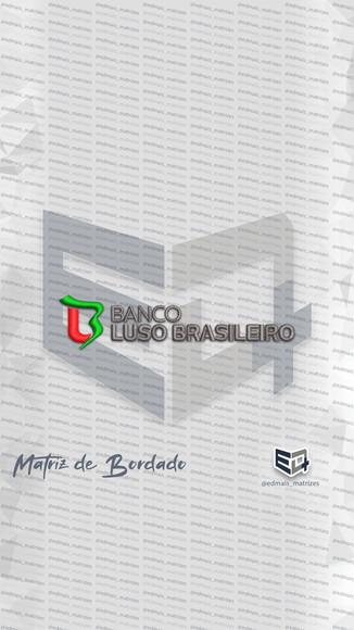 Matriz de Bordado Logo Banco Luso Brasileiro
