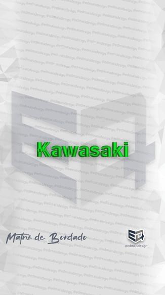 Matriz de Bordado Logo Kawazaki