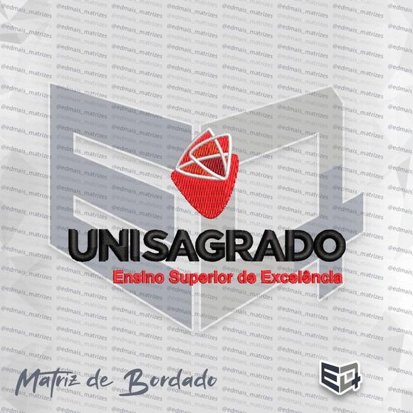 Matriz de Bordado Logo Unisagrado - Centro Universitário