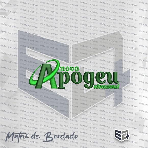 Matriz de Bordado Logotipo Novo Apogeu Educacional