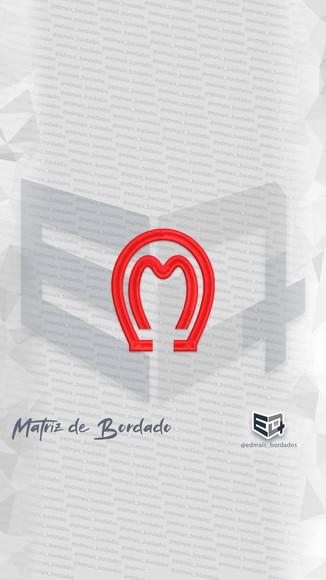 Matriz de Bordado Manga Larga Machador Logo Simbolo