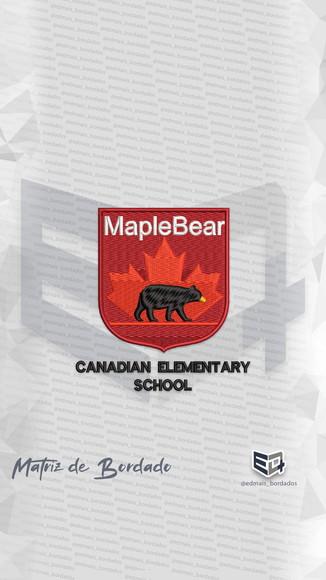 Matriz de Bordado Maplebear Escola Canadense