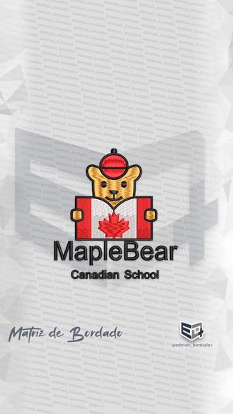 Matriz de Bordado Maplebear Escola Canadense School