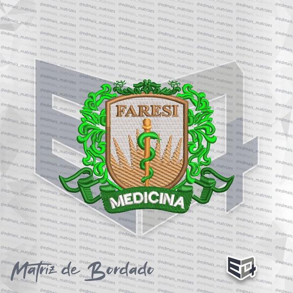 Matriz de Bordado Medicina Faresi Fac. da Região Sisaleira