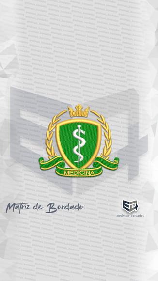 Matriz de Bordado Medicina Coroa 2