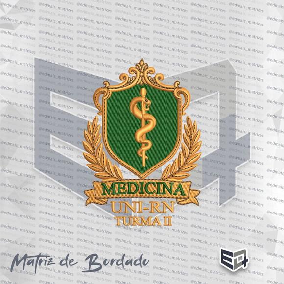 Matriz de Bordado Medicina Uni-rn Turma Ii