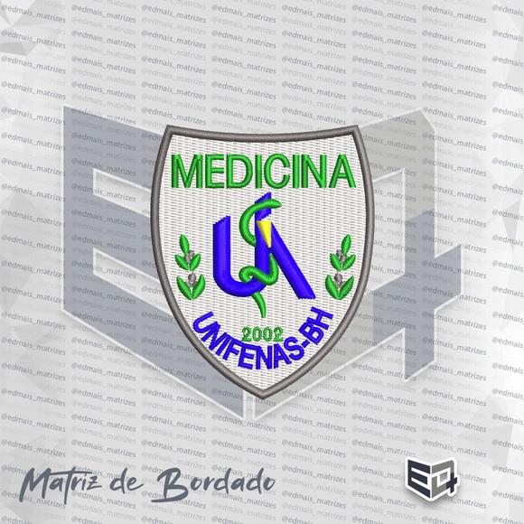 Matriz de Bordado Medicina Unifenas Bh