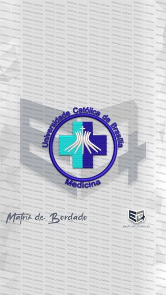 Matriz de Bordado Medicina Universidade Católica de Brasilia