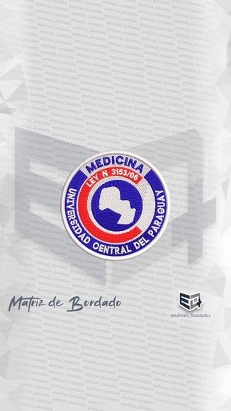 Matriz de Bordado Medicina Universidad Central Del Paraguaym
