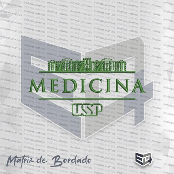 Matriz de Bordado Medicina Usp 02 - Brasão Fmsup