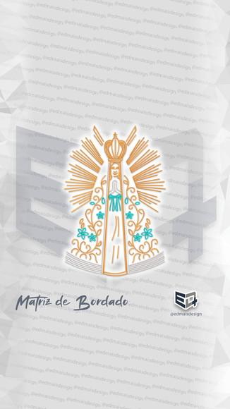 Matriz de Bordado Nossa Senhora de Aparecida Linhas