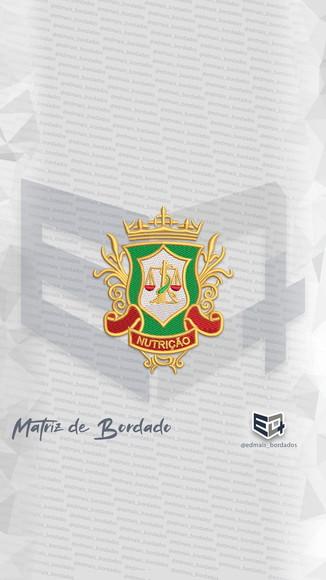 Matriz de Bordado Nutrição Logo Simbolo Padrão 4