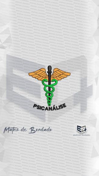 Matriz de Bordado Psicanálise Logo Jaleco