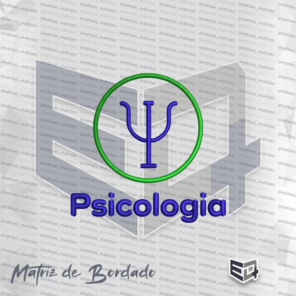 Matriz de Bordado Psicologia Unicerrado - Símbolo Psi