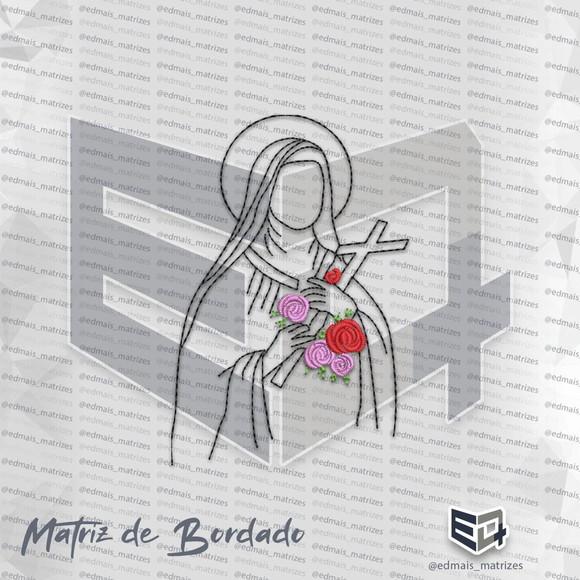 Matriz de Bordado Santa Teresinha do Menino Jesus Lisieux