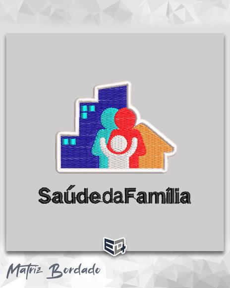 Matriz de Bordado Saúde da Família - Unidade Básica de Saúde