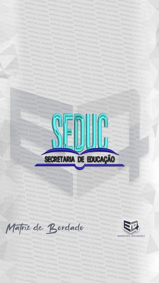 Matriz de Bordado Secretaria de Educação Seduc Logo