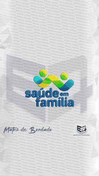 Matriz de Bordado Saúde em Família