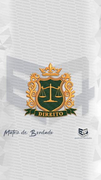 Matriz de Bordado Simbolo Direito Brasão