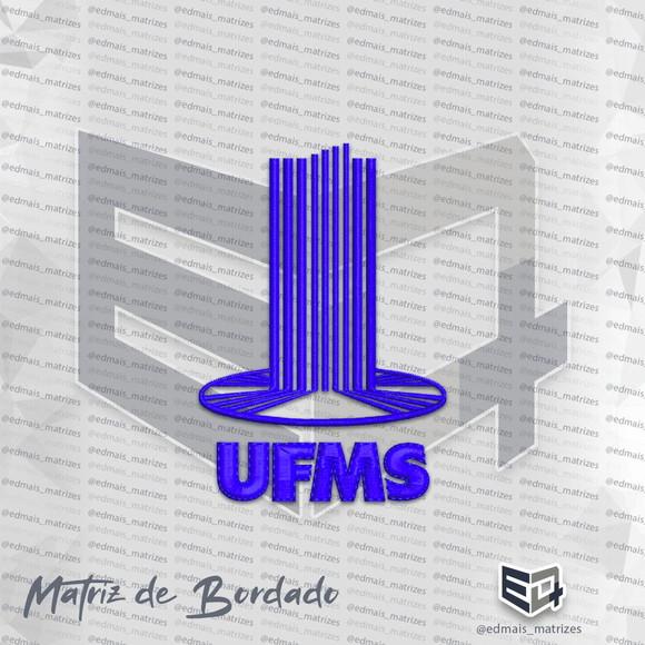 Matriz de Bordado Ufms Federal Mato Grosso do Sul