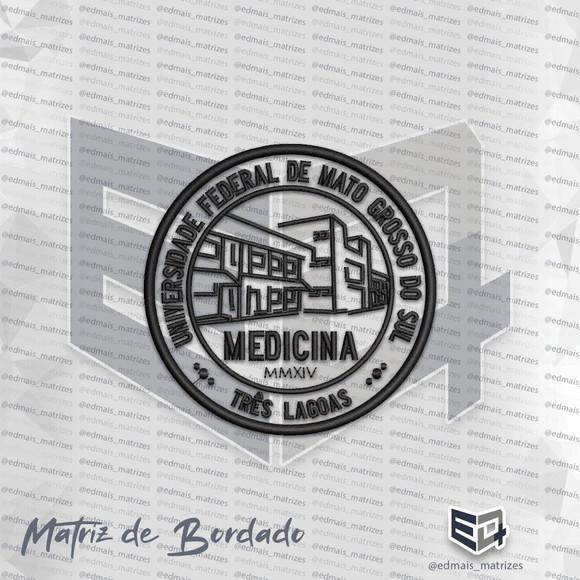 Matriz de Bordado Ufms Medicina- Mato Grosso do Sul