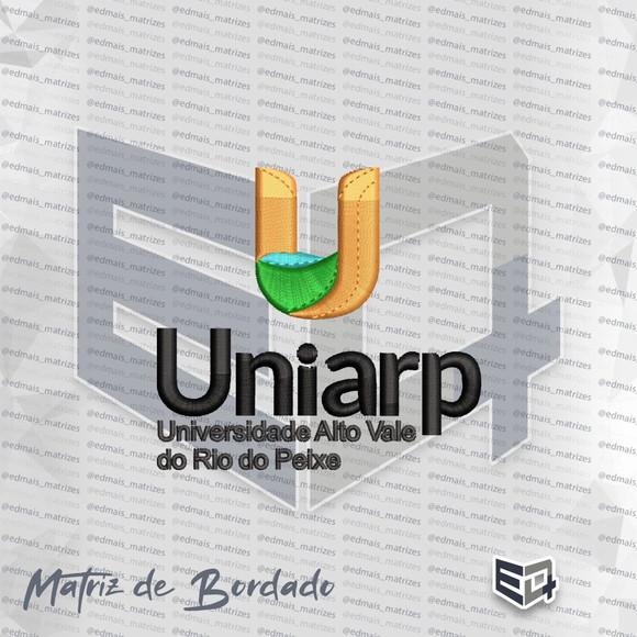 Matriz de Bordado Uniarp Universidade Alto Vale do Rio