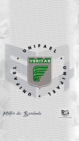 Matriz de Bordado Unifael Veritas para Bolso ou Manga
