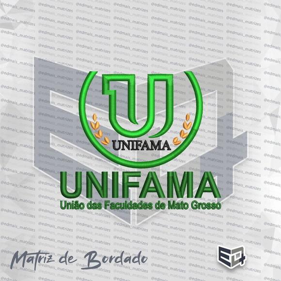 Matriz de Bordado Unifama União das Faculdades de Mato Gross