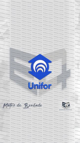 Matriz de Bordado Unifor - Universidade de Fortaleza Novo