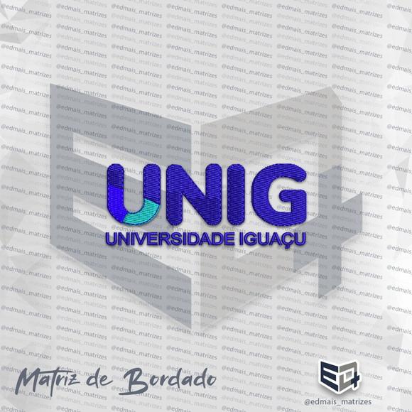 Matriz de Bordado Unig Universidade Iguaçu