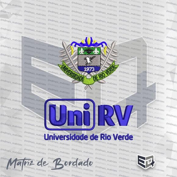 Matriz de Bordado Unirv Universidade de Rio Verde 2