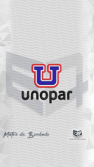 Matriz de Bordado Unopar Logo Simbolo Vertical