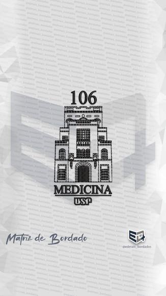 Matriz de Bordado Usp Medicina 106